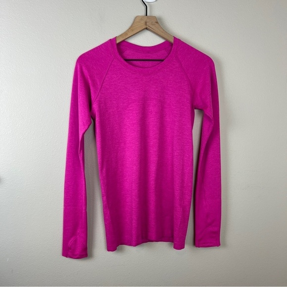 Lululemon Swiftly Tech Long Sleeve Shirt Pow Pink - Picture 2 of 5
